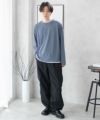 URBAN COLLECTION  梨地フェイクレイヤード長袖Tシャツ メンズ商品サムネイル-26