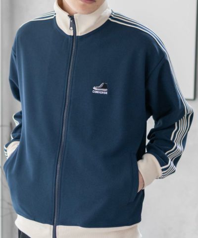 CONVERSE  ポンチ素材 トラックジャケット メンズ