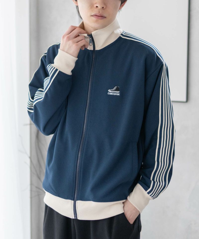 CONVERSE ポンチ素材 トラックジャケット メンズ商品画像-4