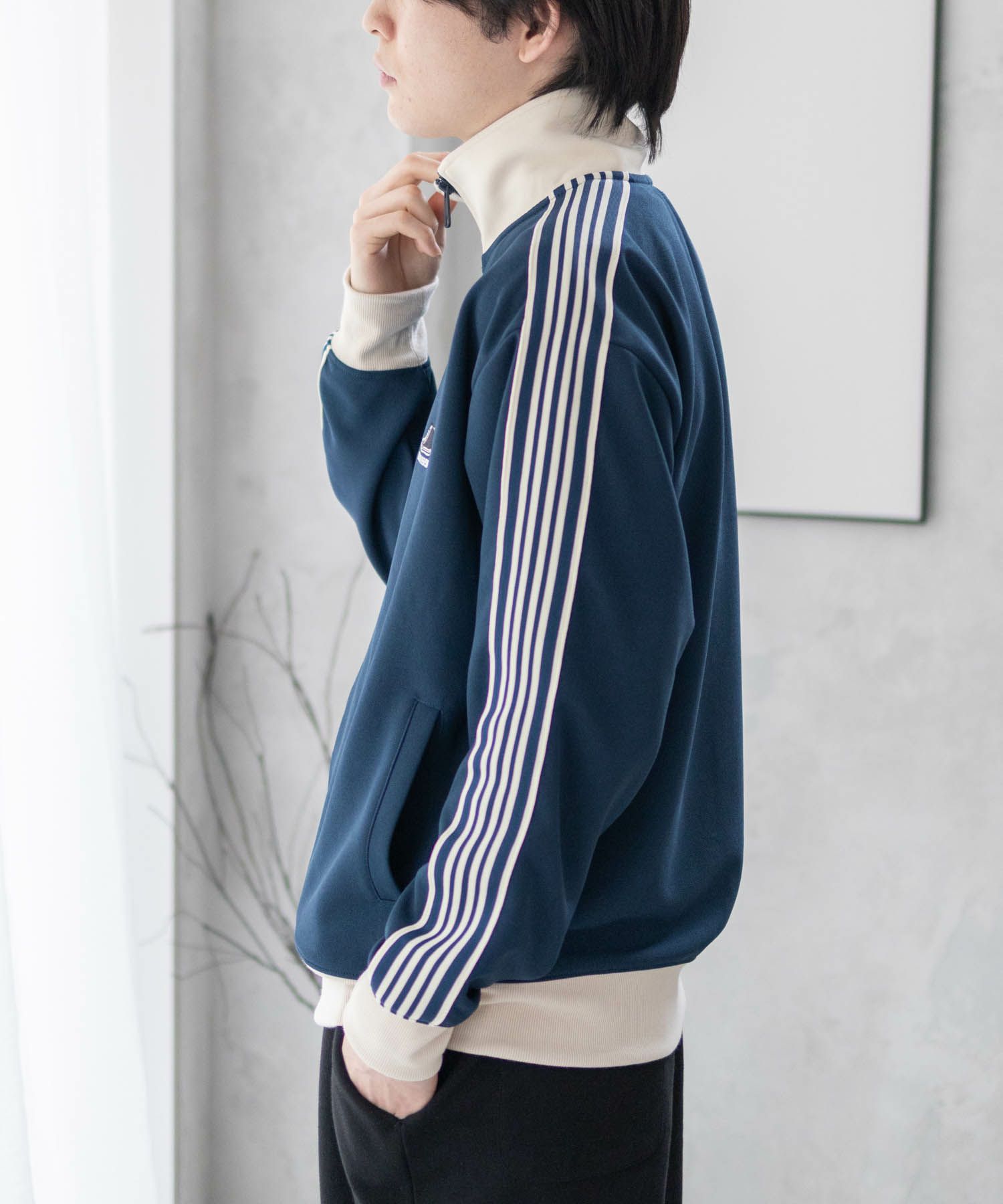 CONVERSE ポンチ素材 トラックジャケット メンズ