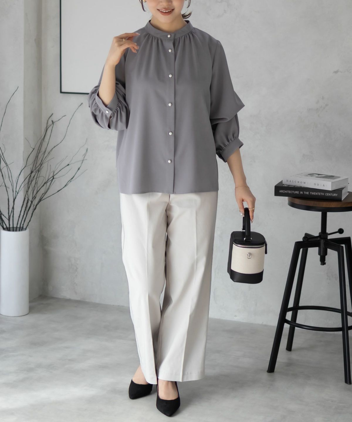 nAvy マルチウェイブラウス レディース