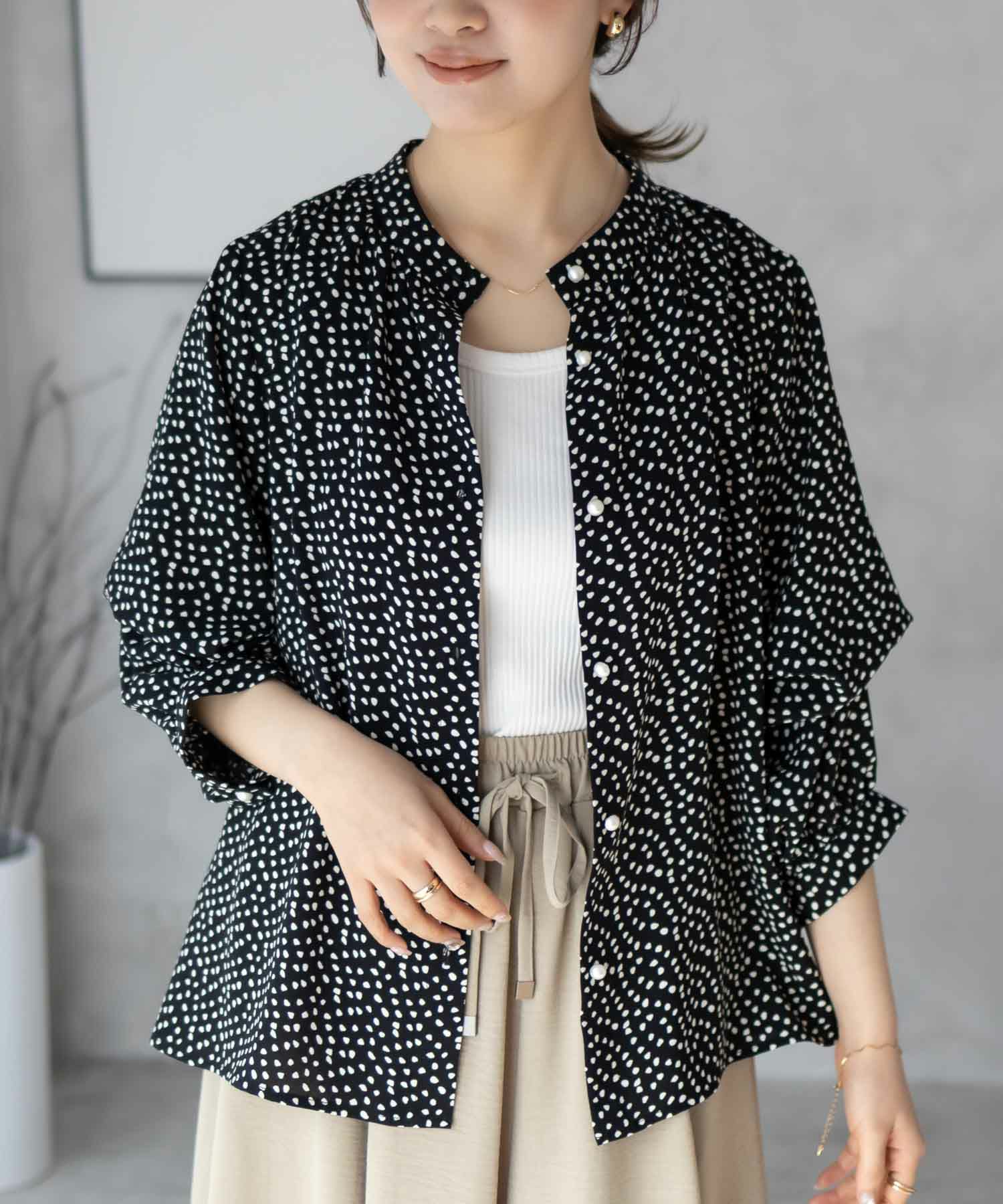 nAvy マルチウェイブラウス レディース