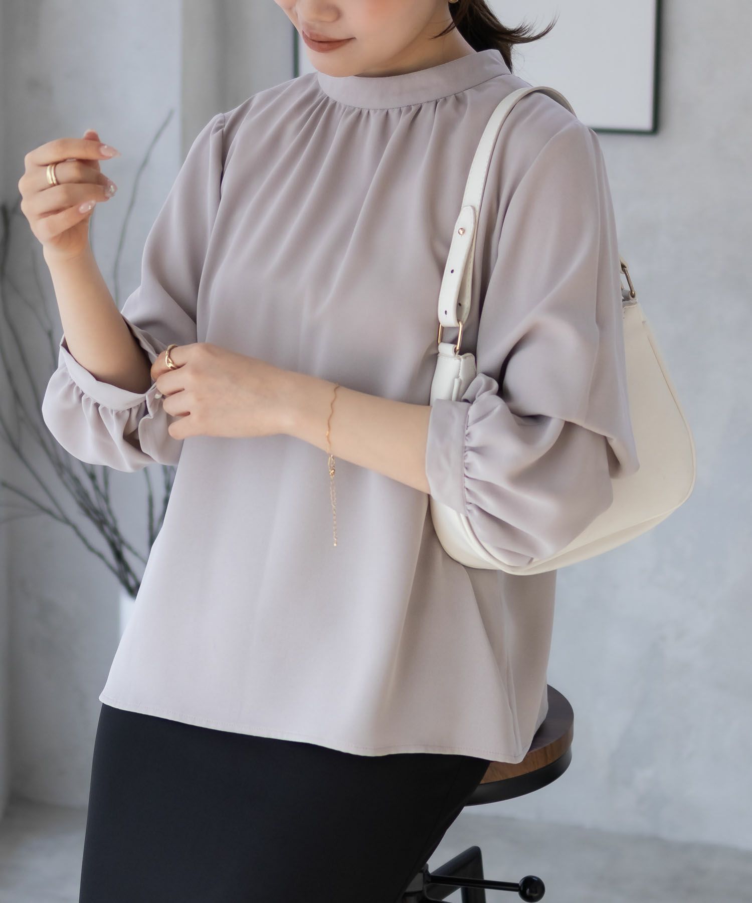 nAvy マルチウェイブラウス レディース