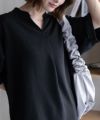 nAvy SARARI ウェーブスキッパーシャツ レディース