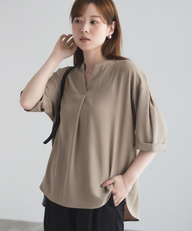 nAvy SARARI  ウェーブスキッパーシャツ レディース商品画像-26