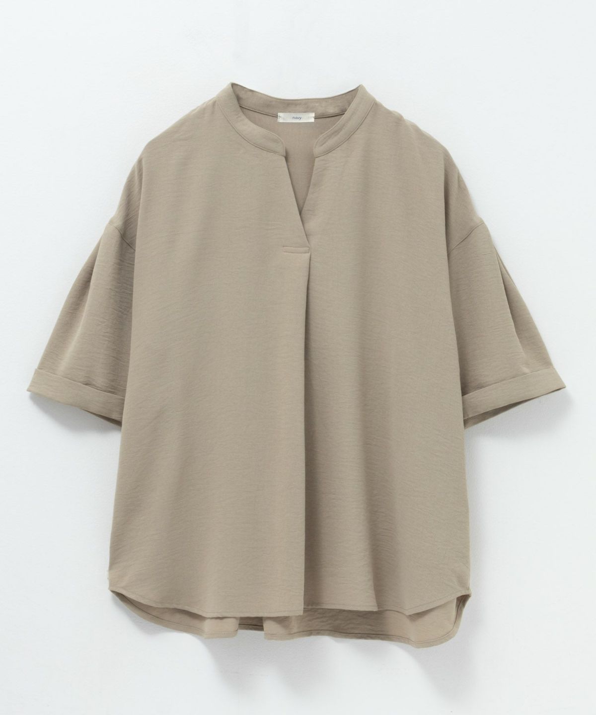 nAvy SARARI ウェーブスキッパーシャツ レディース