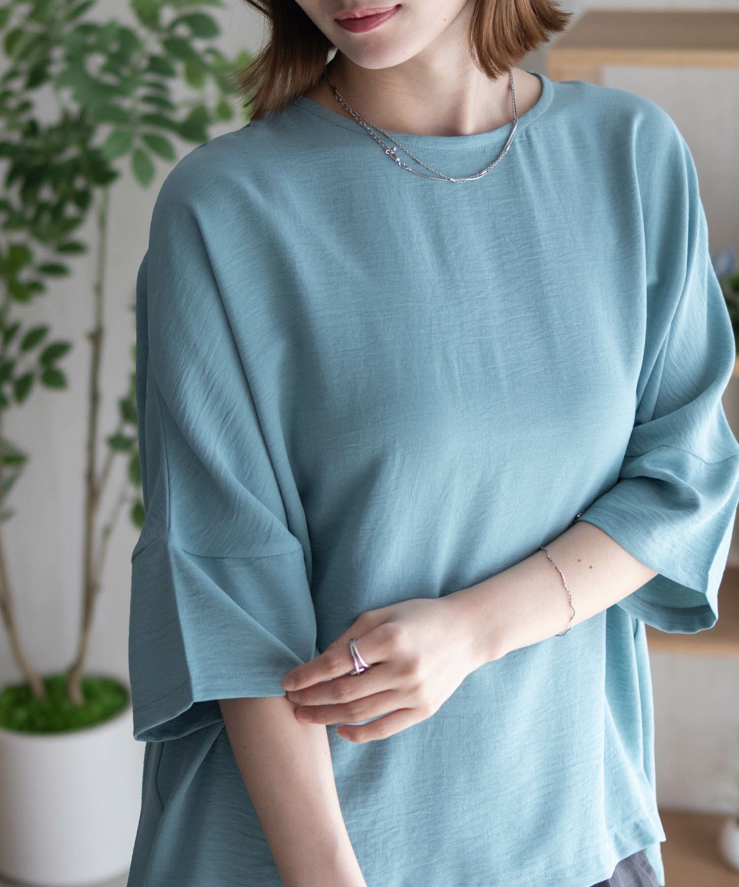 nAvy SARARI  ウェーブバックタックプルオーバー レディース メール便 対応商品商品画像-5