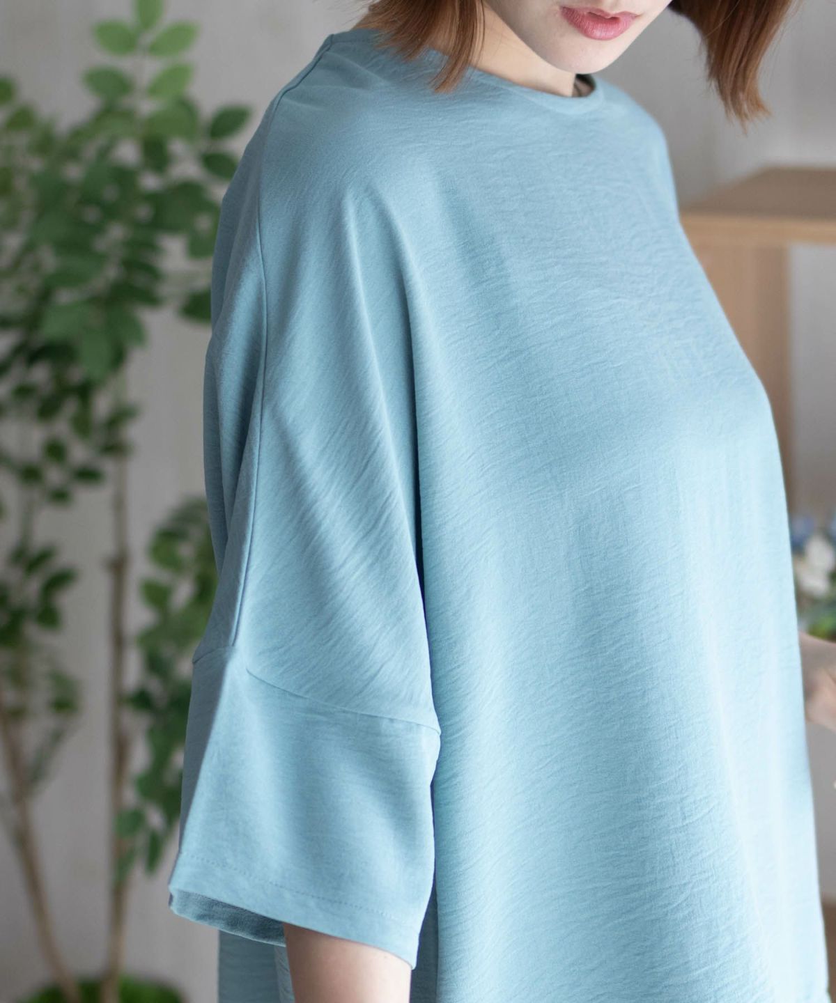 nAvy SARARI ウェーブバックタックプルオーバー レディース ネコポス 対応商品