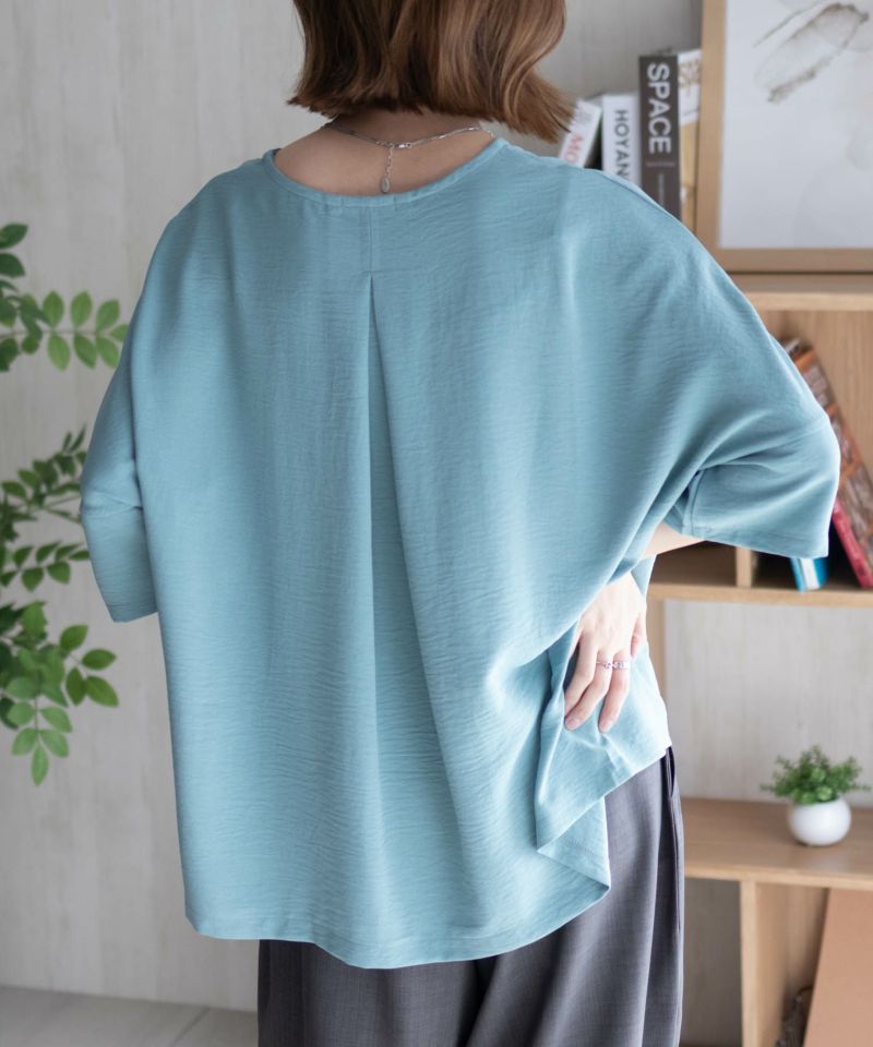 nAvy SARARI ウェーブバックタックプルオーバー レディース メール便 対応商品商品画像-9