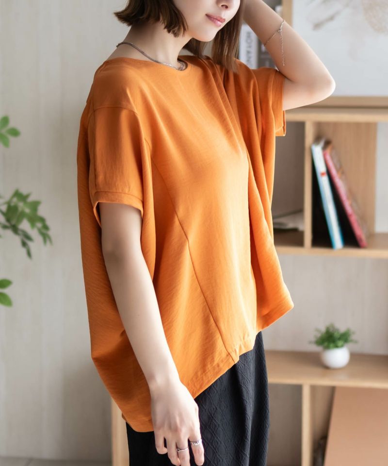 nAvy SARARI ウェーブサテンドルマンプルオーバー レディース メール便 対応商品商品画像-9