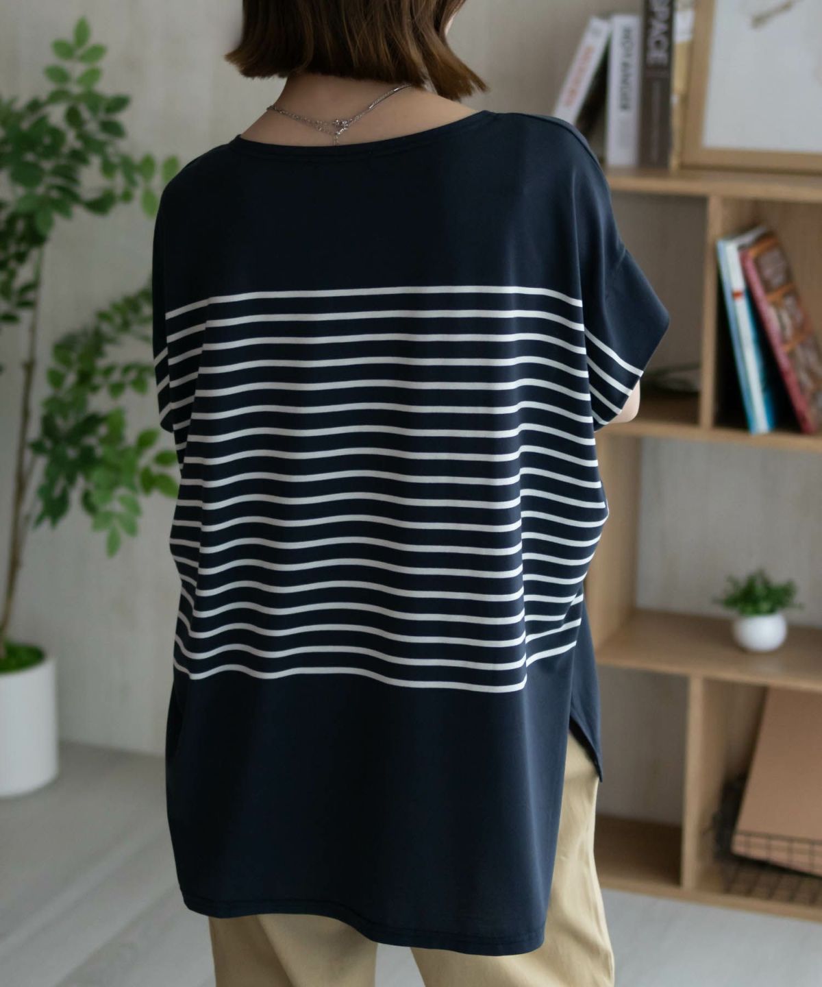 Howdy Marie ボーダーフレンチTシャツ レディース ネコポス 対応商品