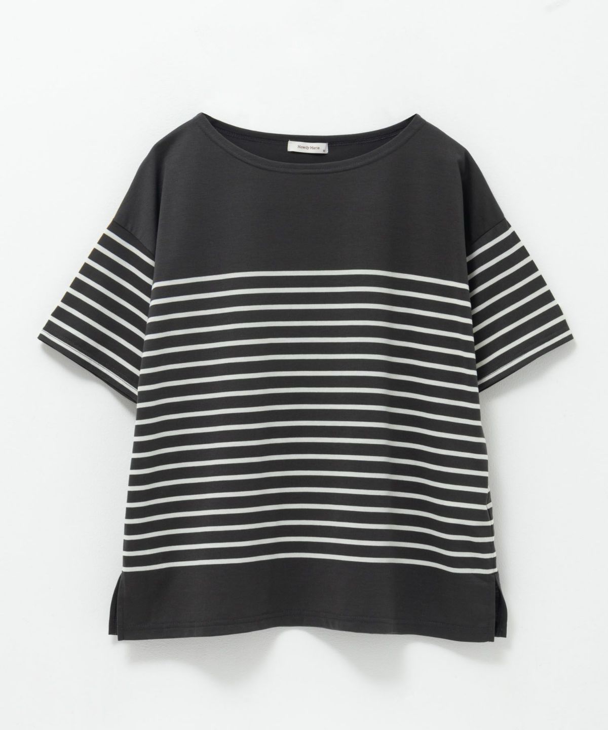 Howdy Marie ボーダー5分袖Tシャツ レディース ネコポス 対応商品