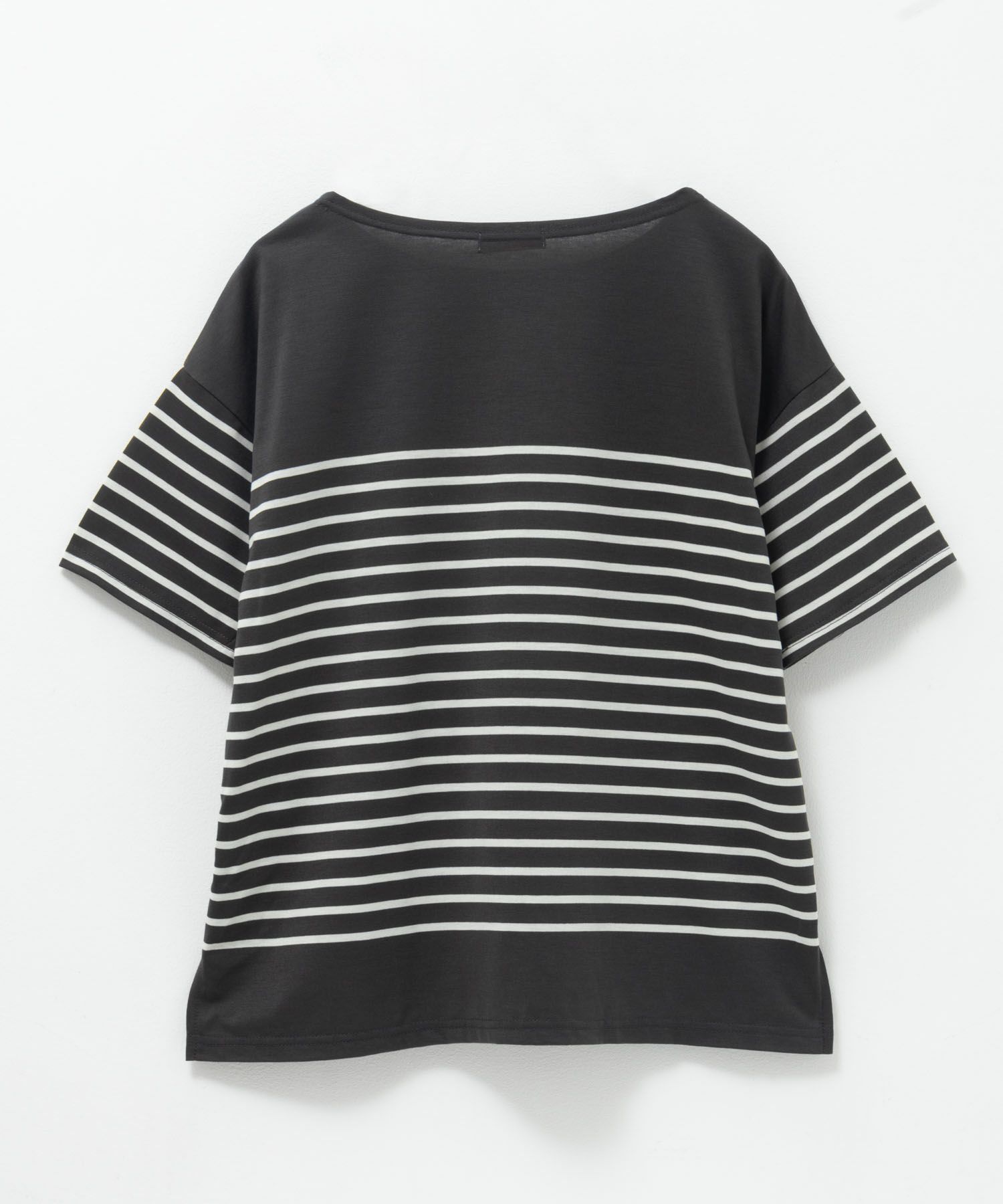 Howdy Marie ボーダー5分袖Tシャツ レディース メール便 対応商品商品画像-18