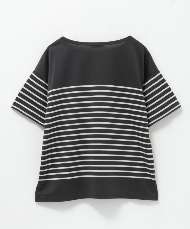 Howdy Marie ボーダー5分袖Tシャツ レディース メール便 対応商品商品画像-18