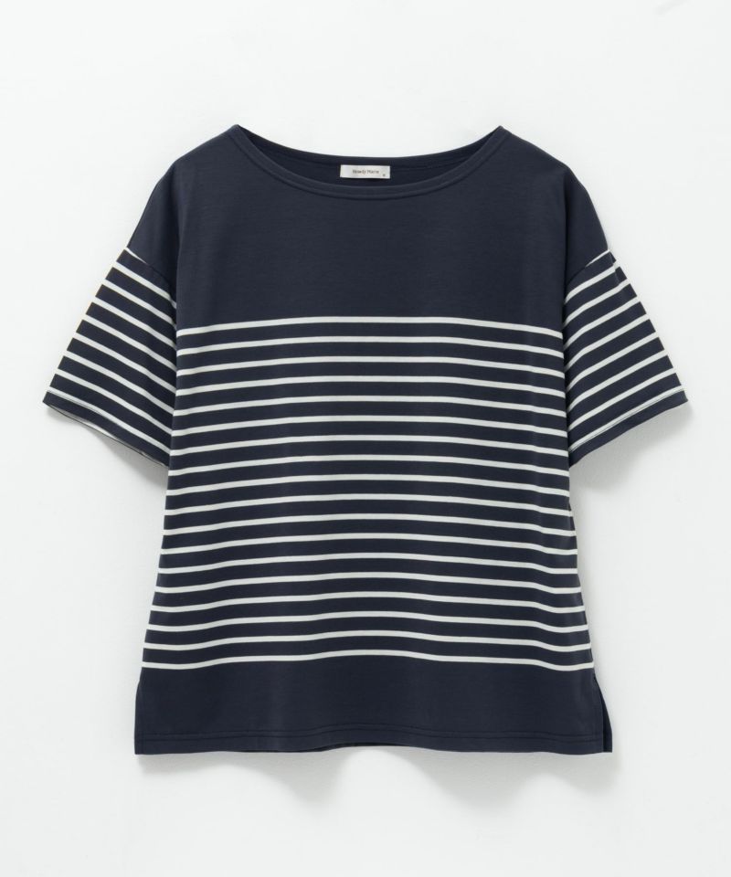 Howdy Marie ボーダー5分袖Tシャツ レディース メール便 対応商品商品画像-19