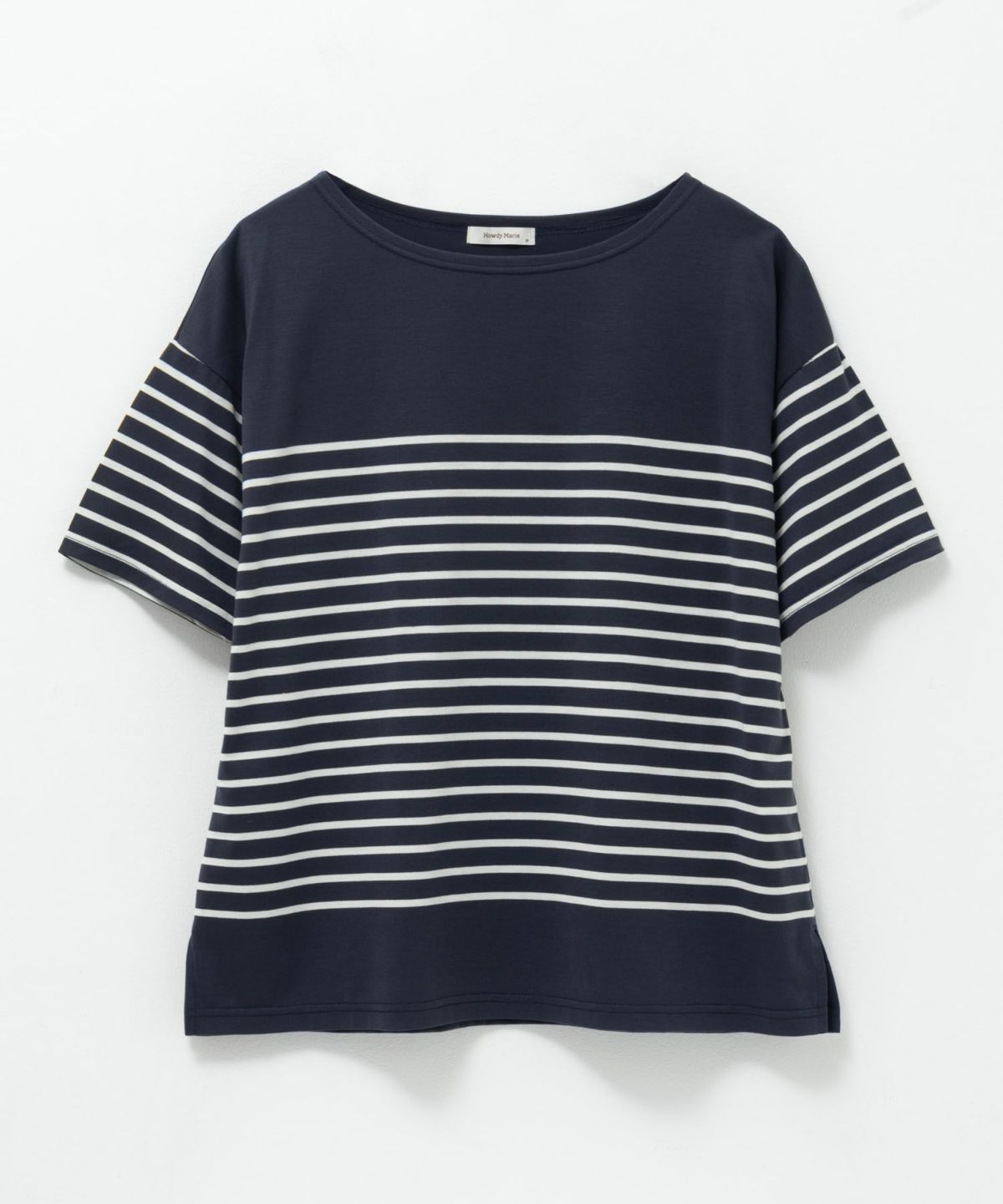 Howdy Marie ボーダー5分袖Tシャツ レディース ネコポス 対応商品