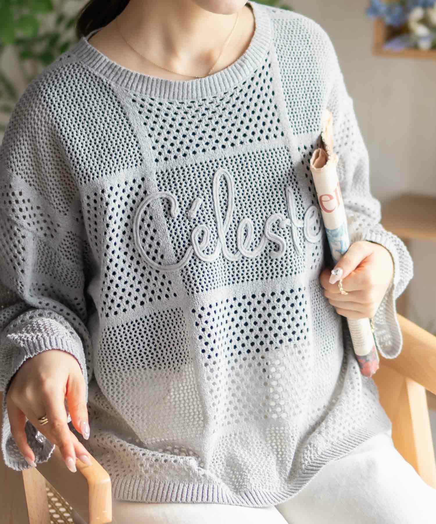 Howdy Marie ロープメッシュニット レディース