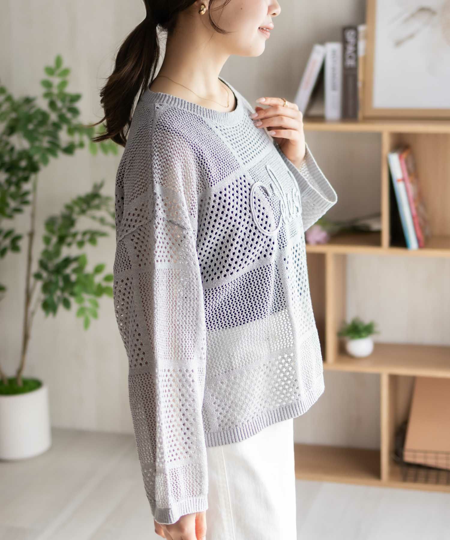 [期間限定価格]Howdy Marie  ロープメッシュニット レディース商品画像-8