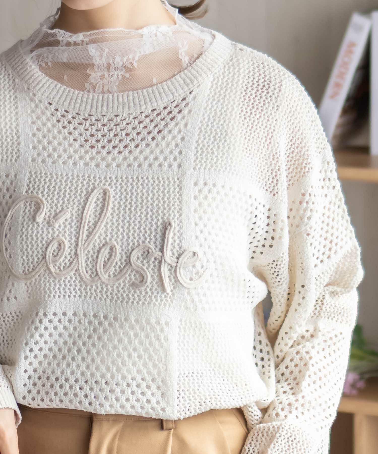 Howdy Marie ロープメッシュニット レディース商品サムネイル-13
