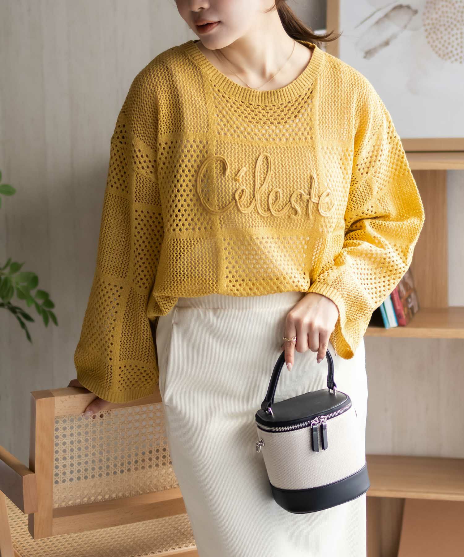 Howdy Marie ロープメッシュニット レディース商品サムネイル-19