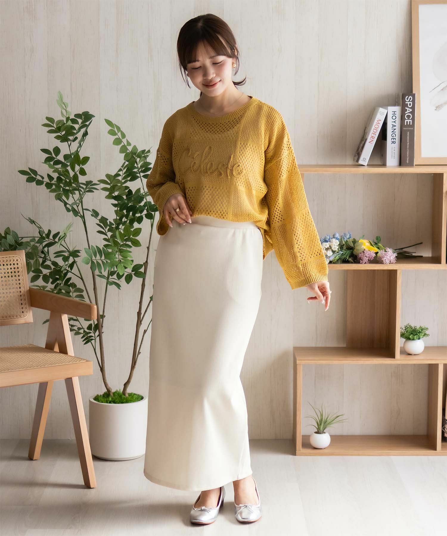 Howdy Marie ロープメッシュニット レディース