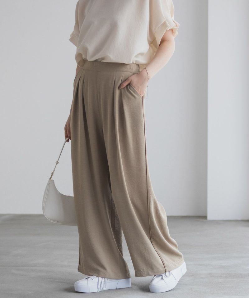 nAvy SARARI ウェーブワイドパンツ レディース商品画像-5