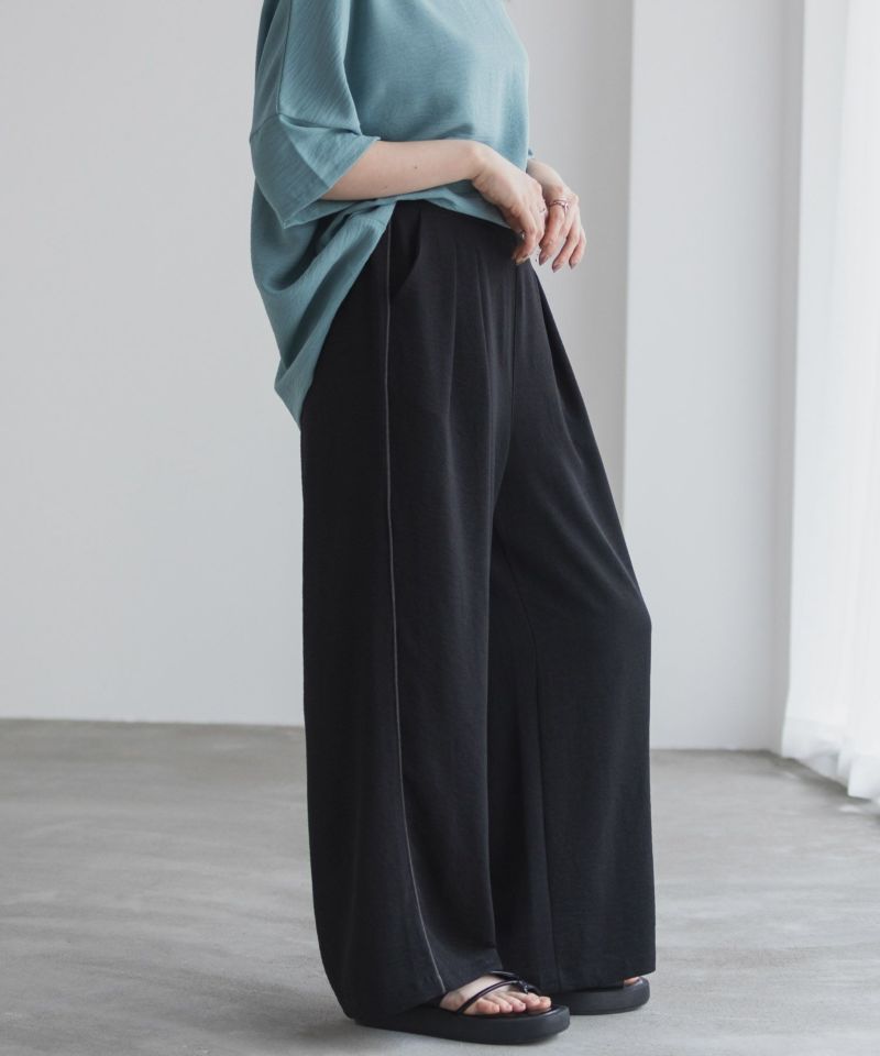 nAvy SARARI ウェーブワイドパンツ レディース商品画像-17