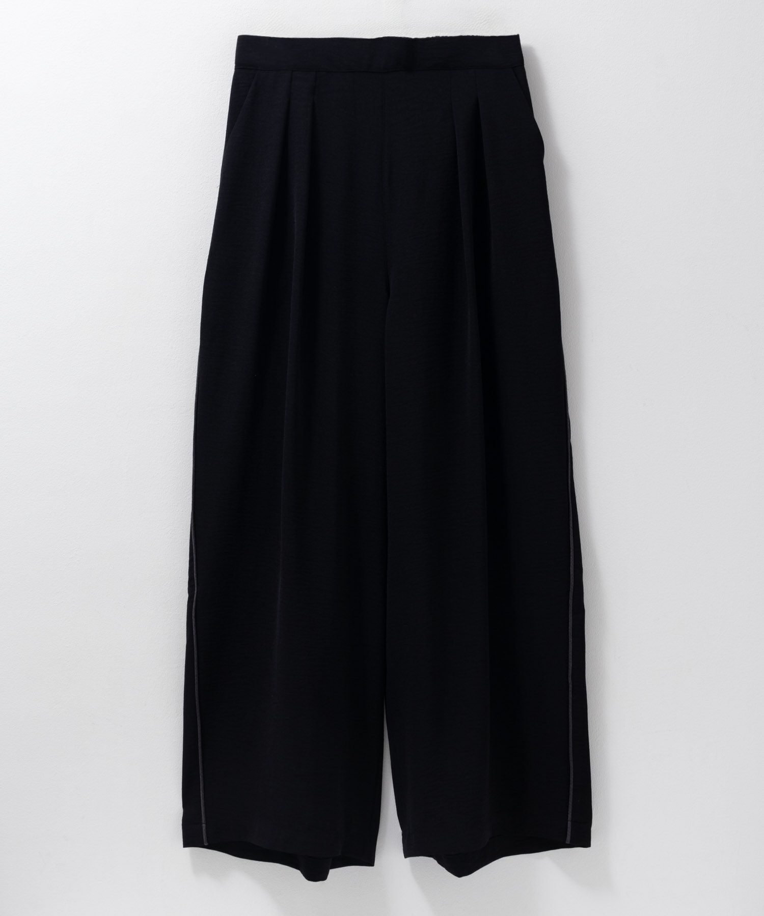 nAvy SARARI ウェーブワイドパンツ レディース