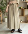 nAvy SARARI ウェーブフレアスカート レディース