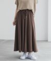 nAvy SARARI ウェーブフレアスカート レディース