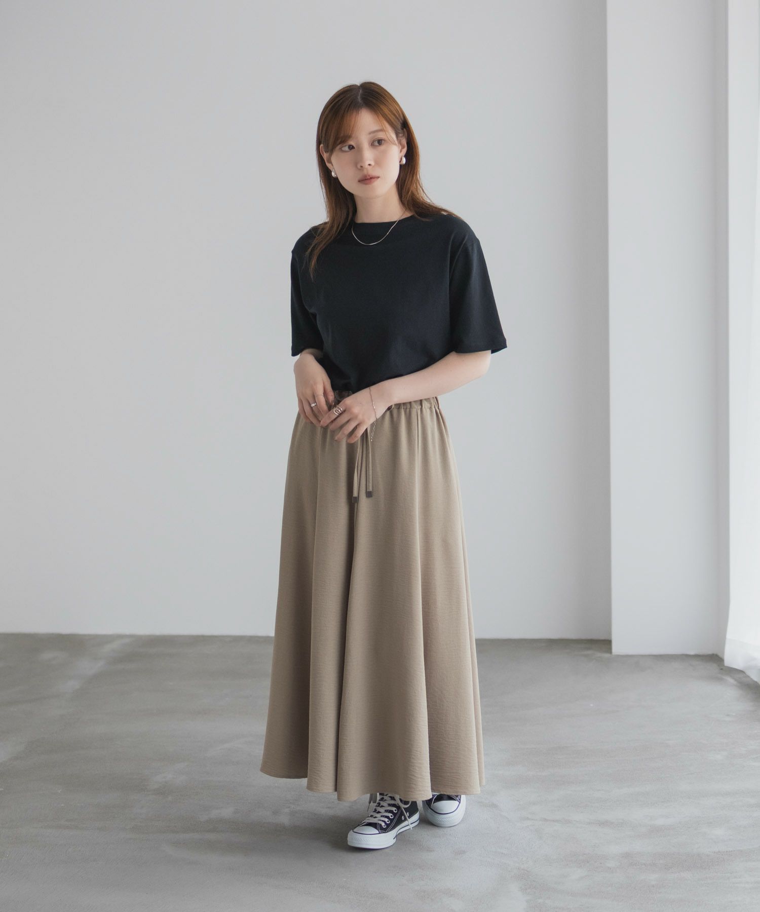 nAvy SARARI ウェーブフレアスカート レディース商品画像-34