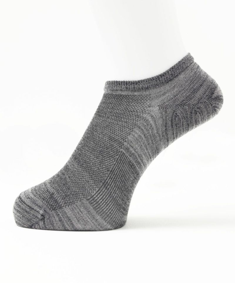 NAVY  スニーカーインソックス 薄手 無地メッシュ メンズ商品画像-2