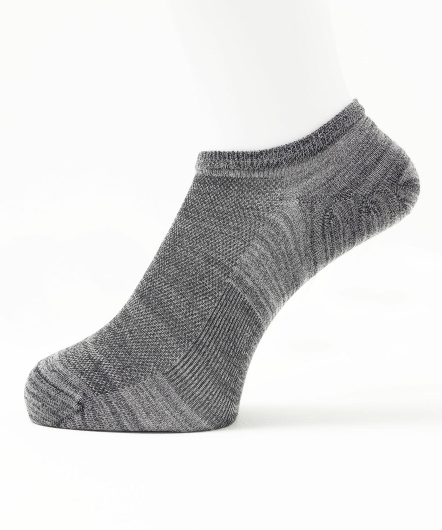 NAVY スニーカーインソックス 薄手 無地メッシュ メンズ