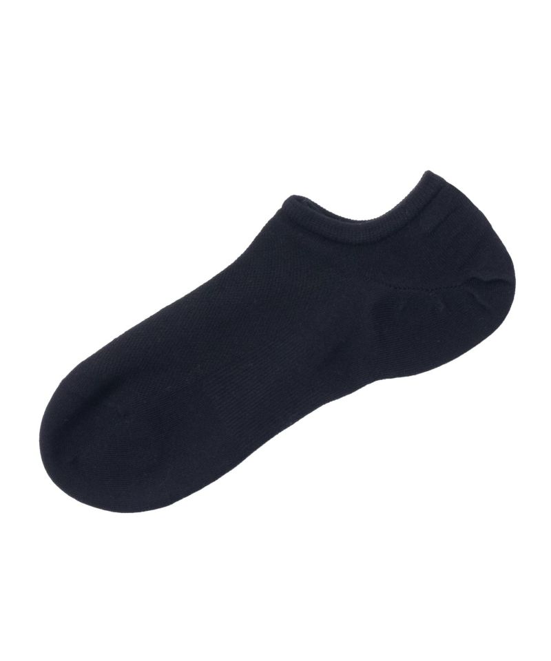 NAVY  スニーカーインソックス 薄手 無地メッシュ メンズ商品画像-4