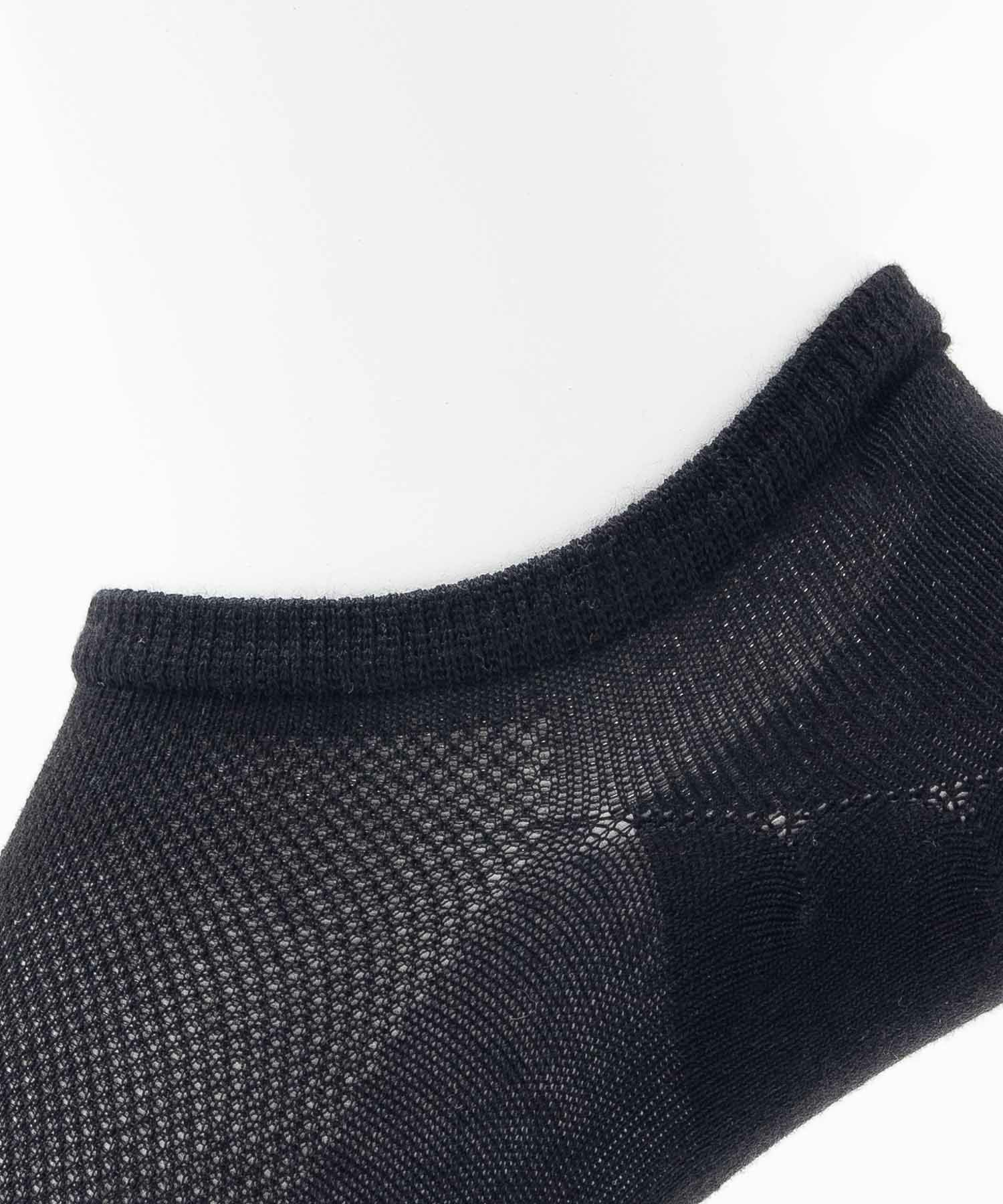 NAVY スニーカーインソックス 薄手 無地メッシュ メンズ