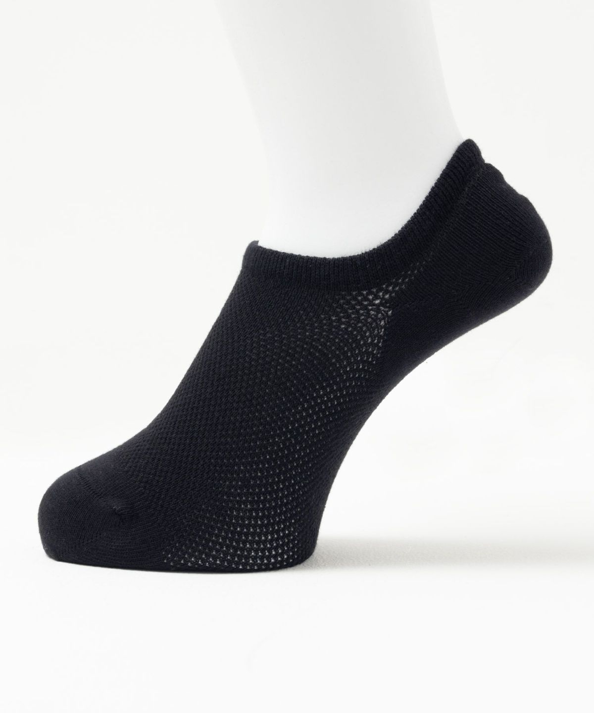 NAVY スニーカーインソックス 総メッシュ 無地 メンズ