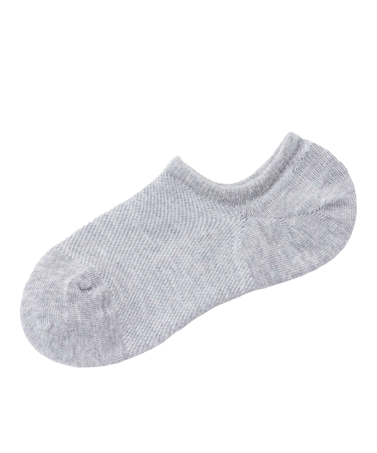 NAVY  スニーカーインソックス 総メッシュ 無地 メンズ商品サムネイル-4