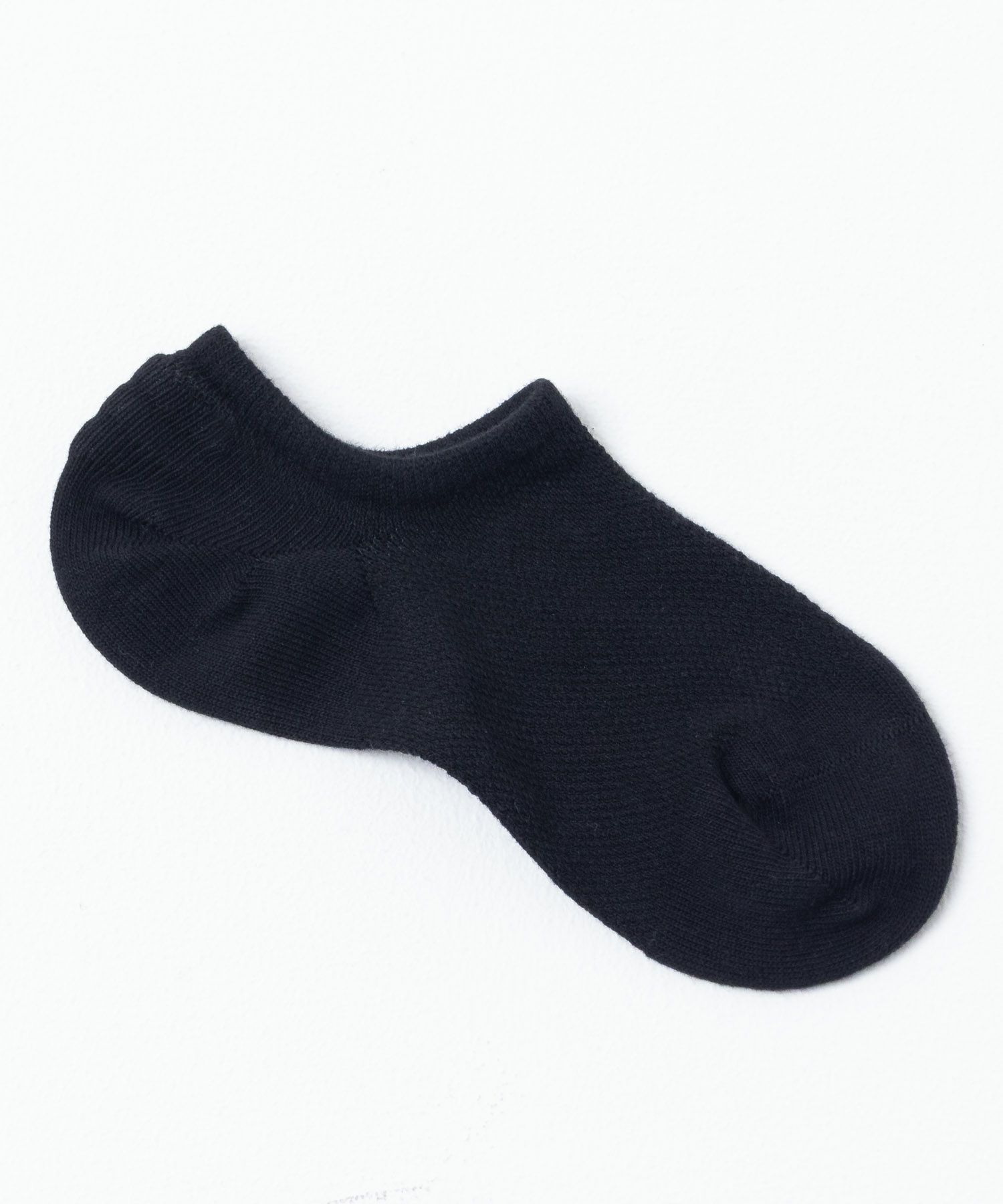 NAVY  スニーカーインソックス 総メッシュ 無地 メンズ商品画像-5