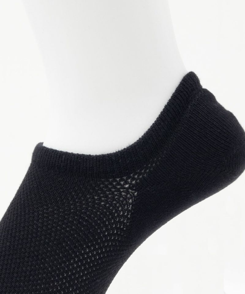 NAVY  スニーカーインソックス 総メッシュ 無地 メンズ商品画像-6