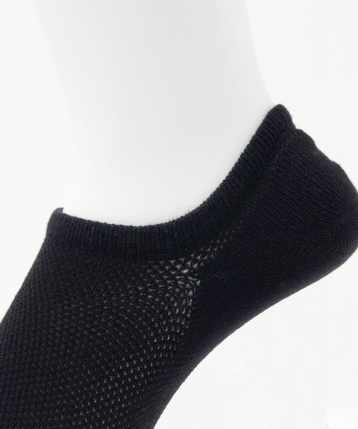 NAVY スニーカーインソックス 総メッシュ 無地 メンズ