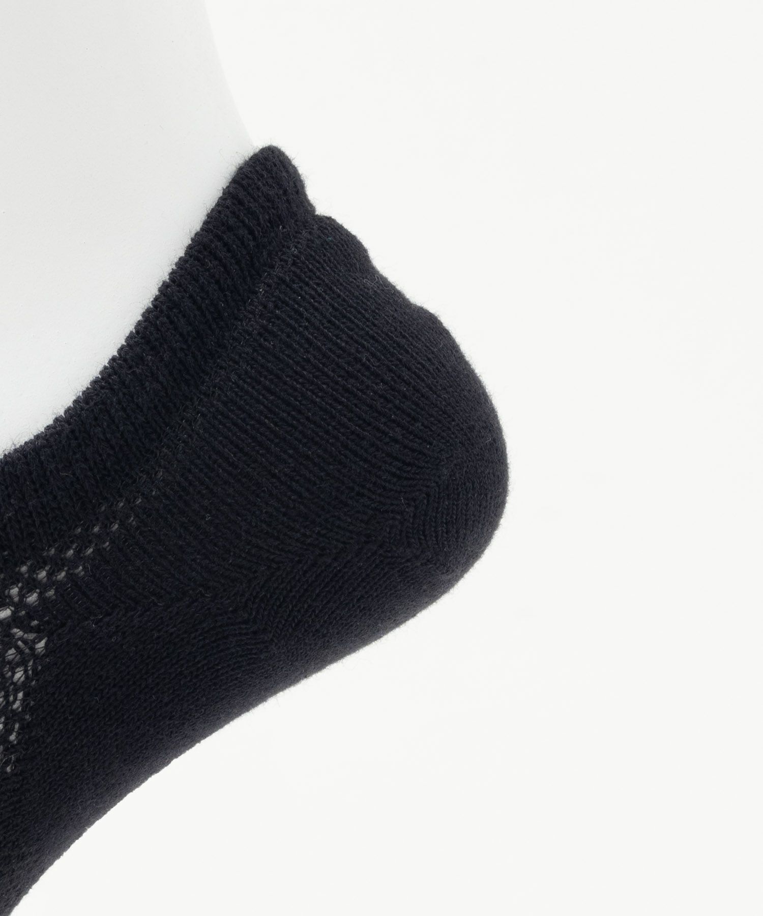 NAVY  スニーカーインソックス 総メッシュ 無地 メンズ商品画像-7