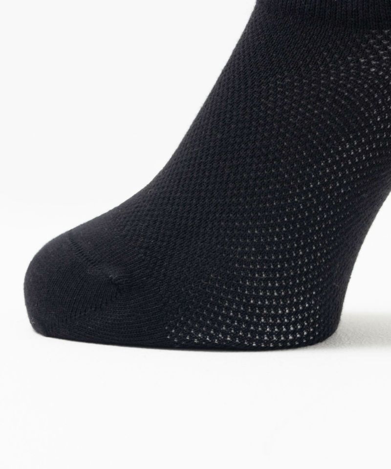 NAVY  スニーカーインソックス 総メッシュ 無地 メンズ商品画像-8