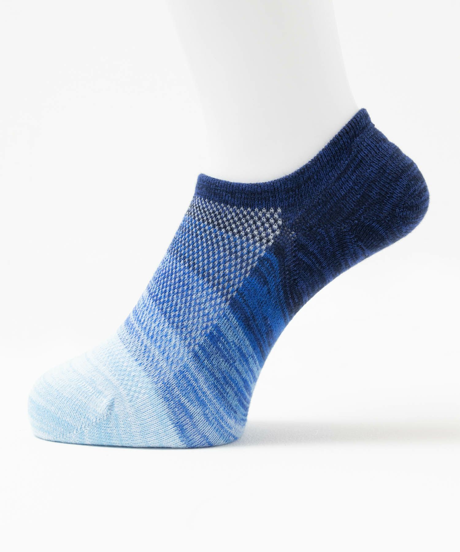 NAVY  スニーカーインソックス グラデーションメッシュ メンズ商品サムネイル-1
