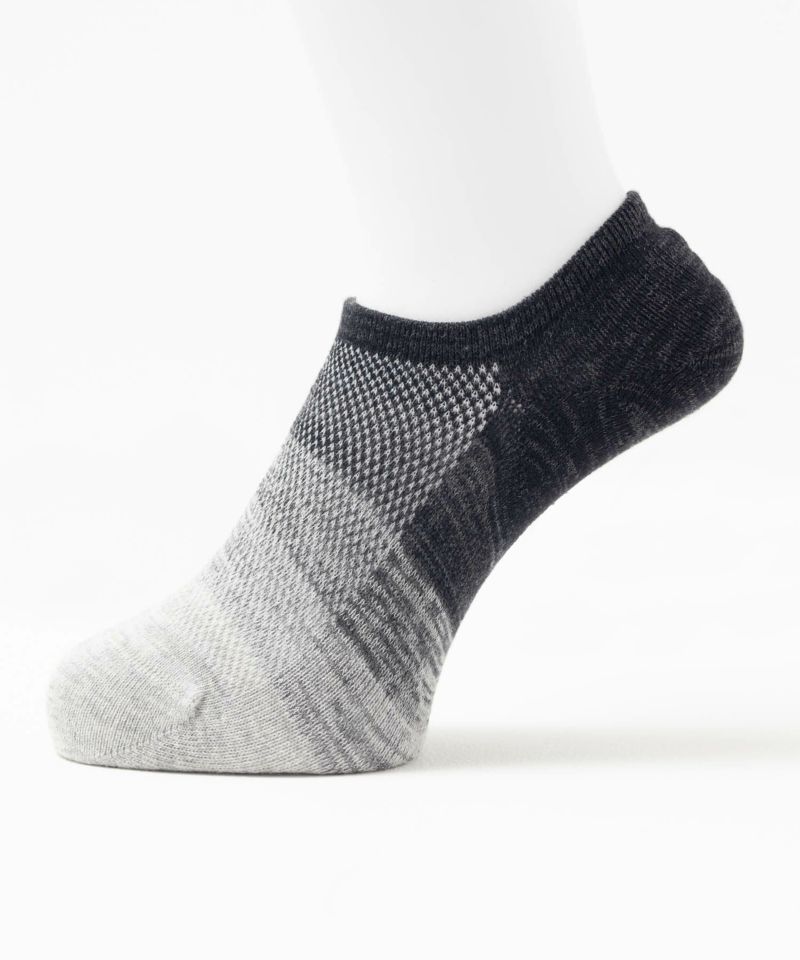 NAVY  スニーカーインソックス グラデーションメッシュ メンズ商品画像-2