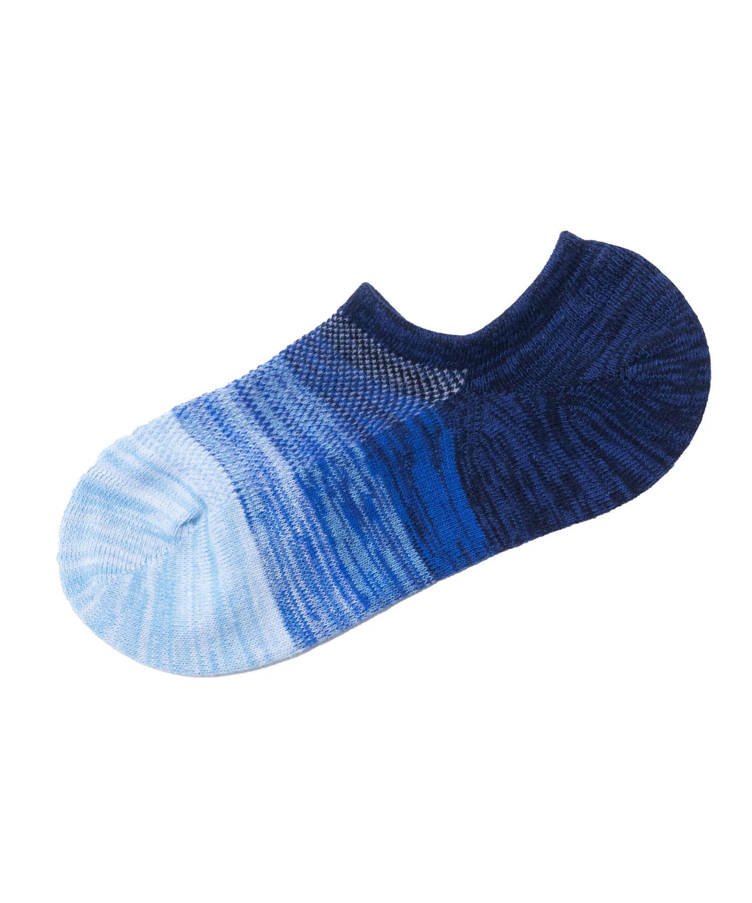 NAVY スニーカーインソックス グラデーションメッシュ メンズ