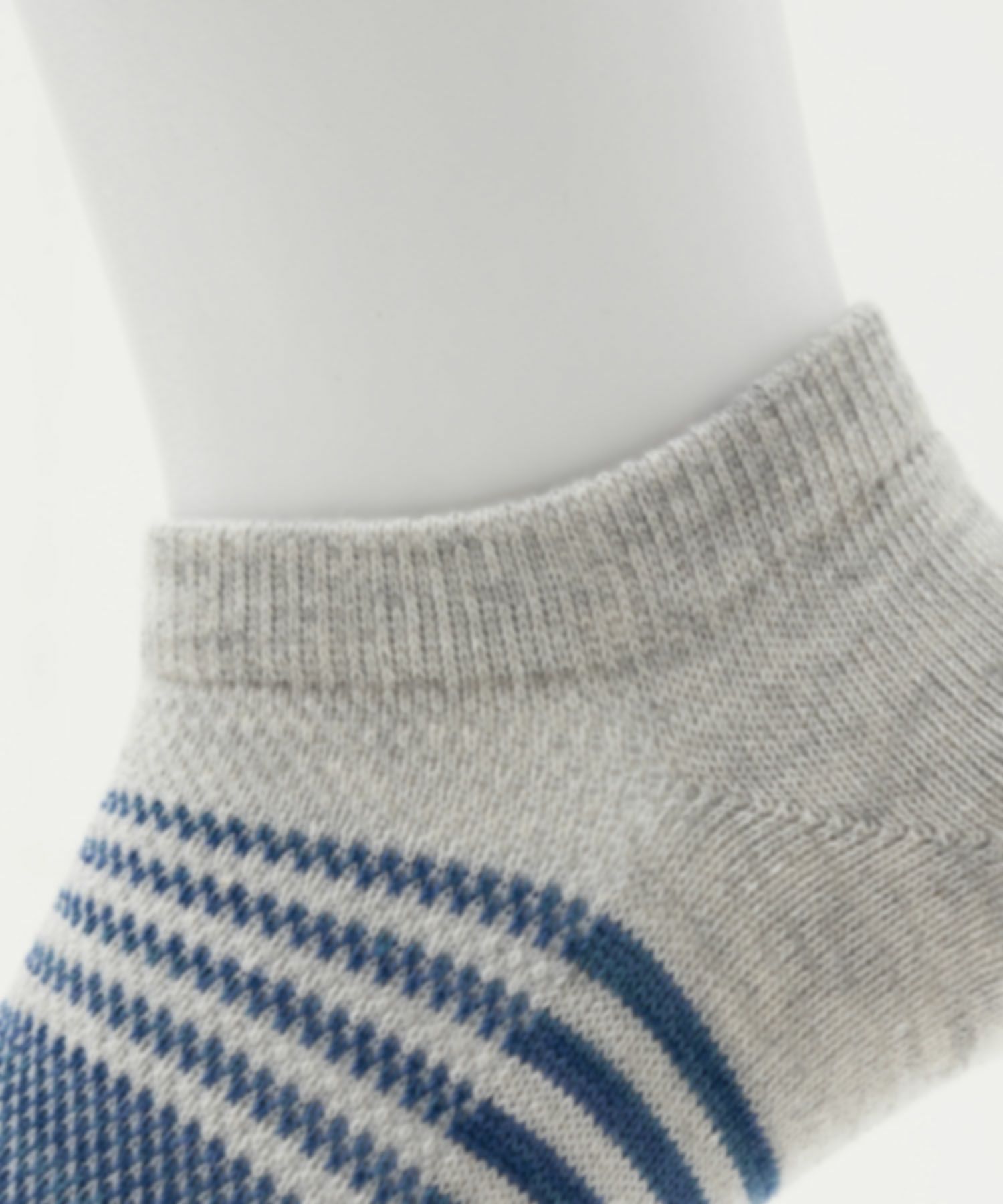 NAVY  アンクルソックス グラデーションメッシュ メンズ商品画像-10