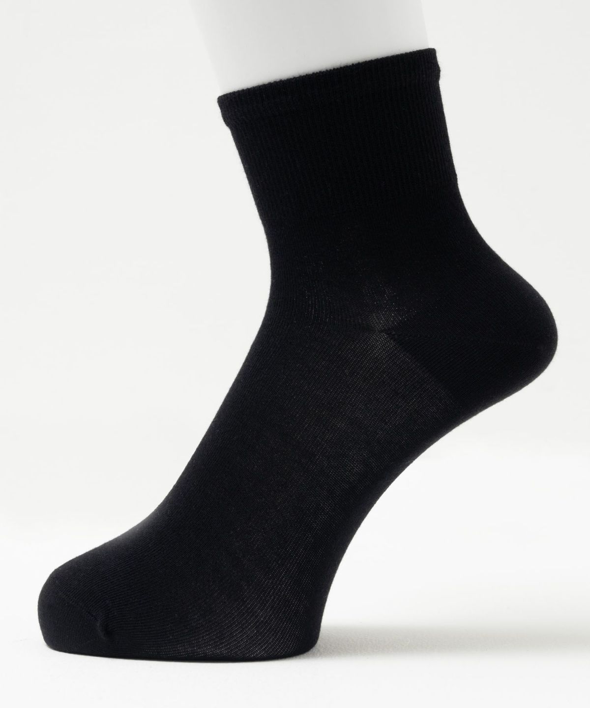 NAVY クォーターソックス 薄手 無地 メンズ