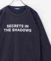 T-GRAPHICS メッセージプリント長袖Tシャツ メンズ