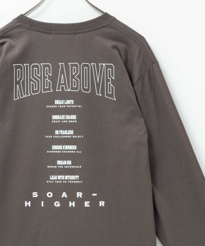 T-GRAPHICS メッセージプリント長袖Tシャツ メンズ商品画像-5