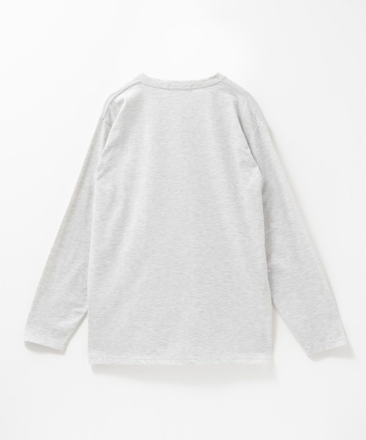 T-GRAPHICS メッセージプリント長袖Tシャツ メンズ